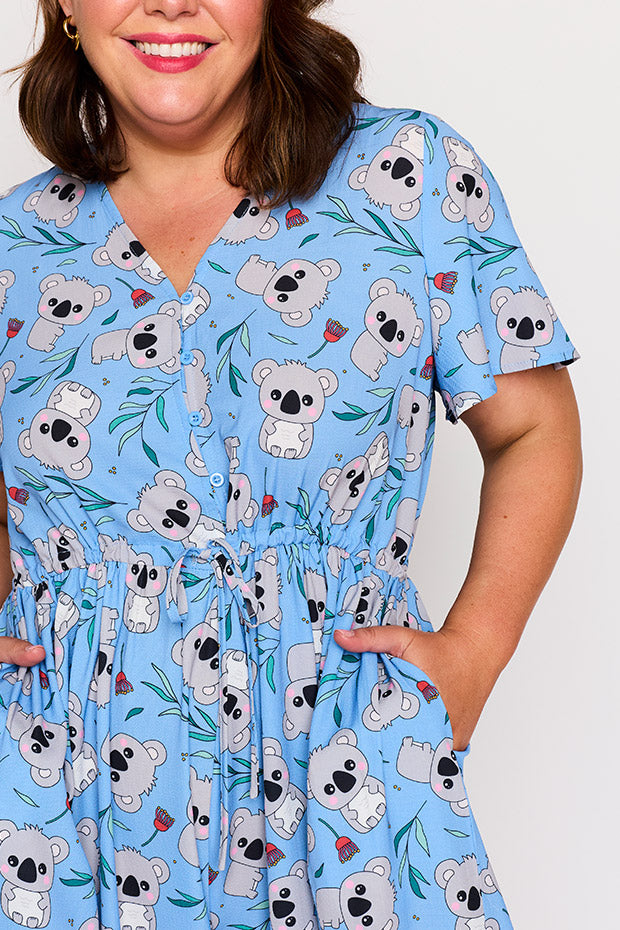 Justine Blue Koalas Jumpsuit – Blue Koalas jumpsuit