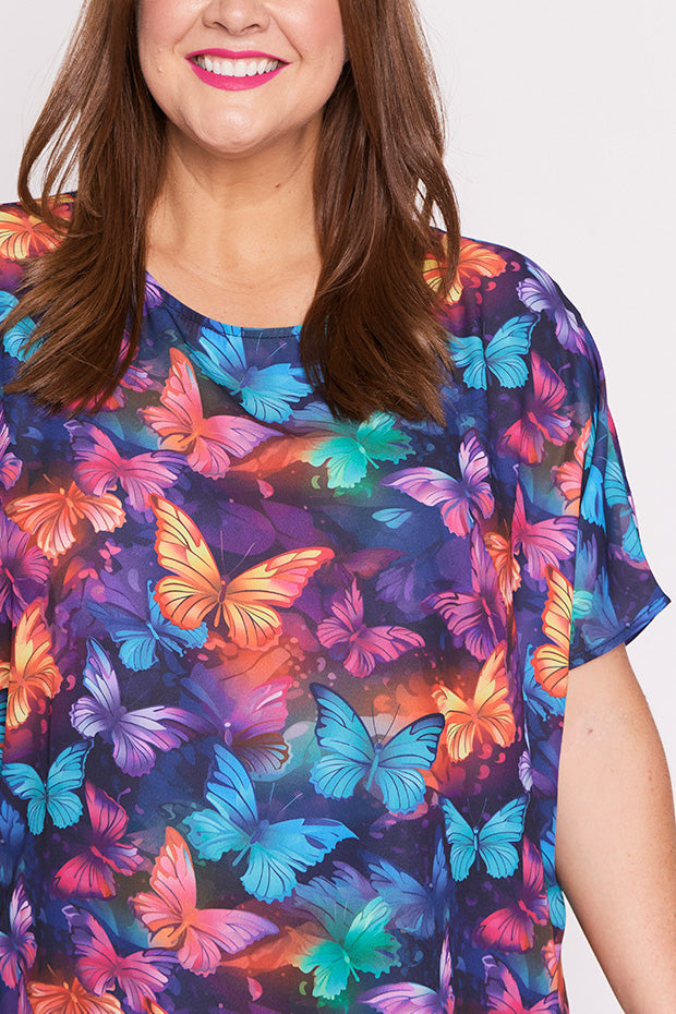 Serena Butterfly Rainbow Top – Butterfly Rainbow top