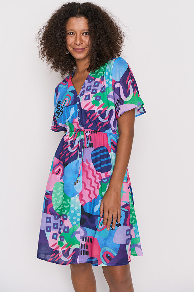 Sage Squiggle It Dress – Squiggle It knee length dress