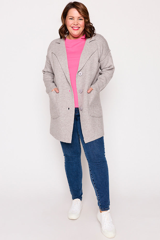 Carolina Grey Knit – Grey cardigan