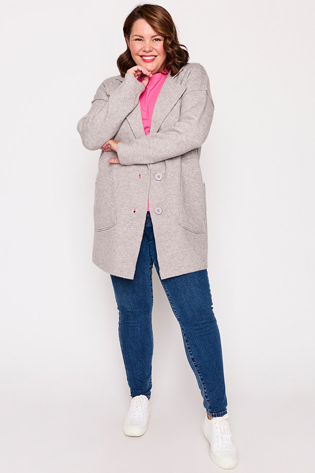 Carolina Grey Knit – Grey cardigan