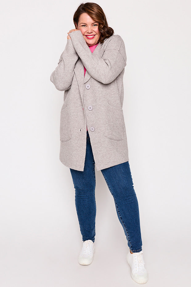 Carolina Grey Knit – Grey cardigan