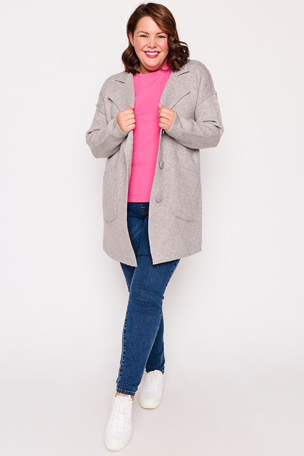 Carolina Grey Knit – Grey cardigan