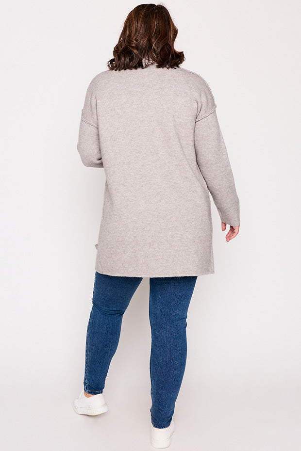 Carolina Grey Knit – Grey cardigan