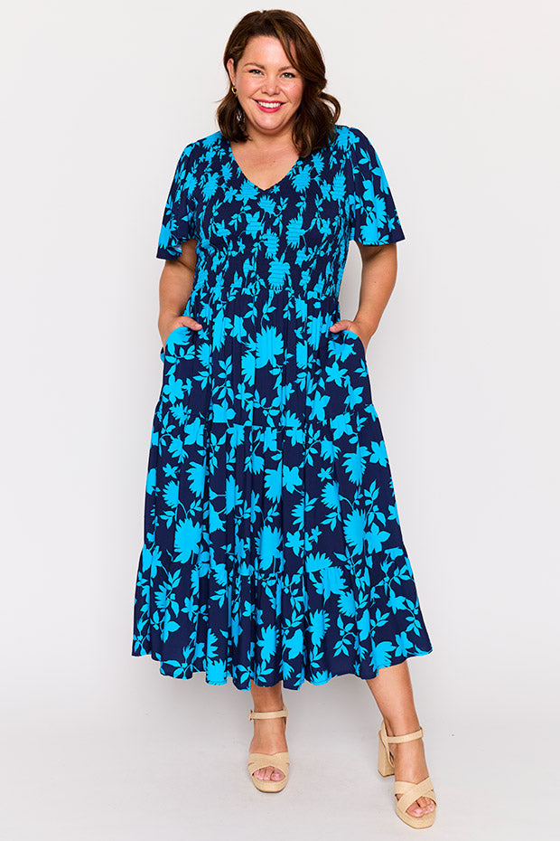Lynette Blue Ivy Dress – Blue Ivy maxi dress