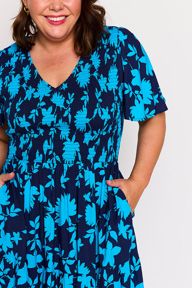 Lynette Blue Ivy Dress – Blue Ivy maxi dress