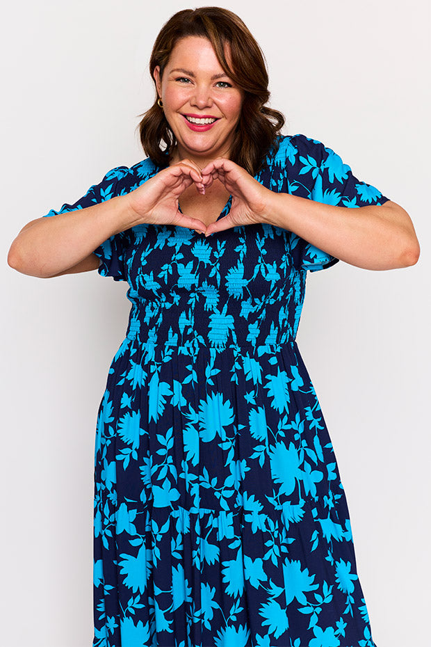 Lynette Blue Ivy Dress – Blue Ivy maxi dress