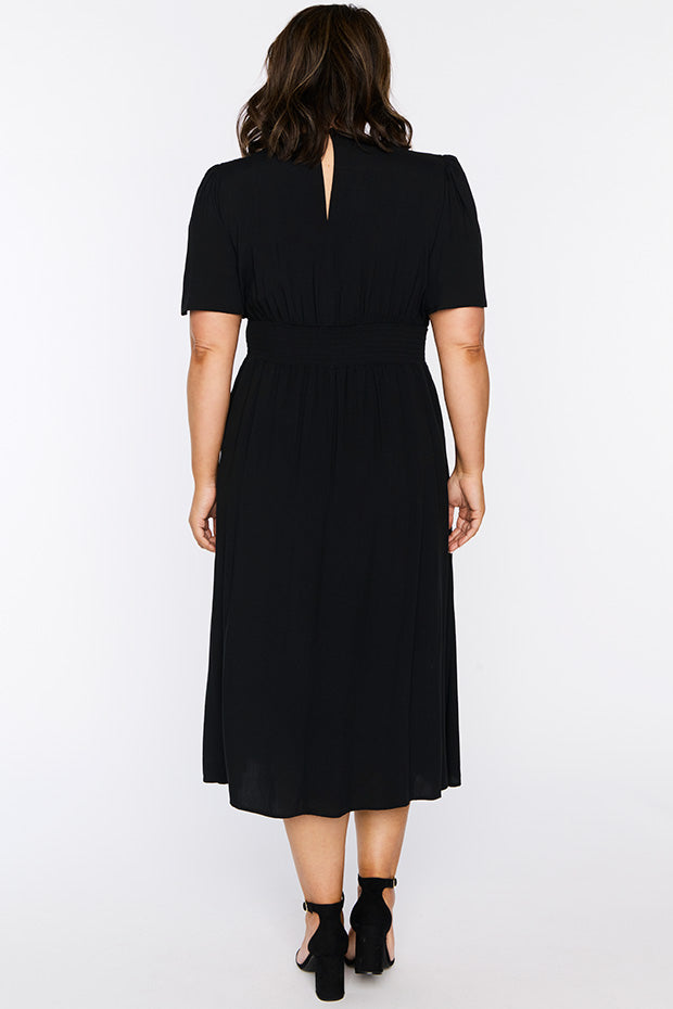 Eloise Black Dress – Black midi dress