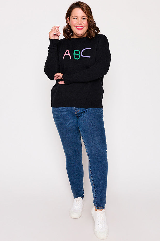 Playschool Black Knit – Black knit jumper