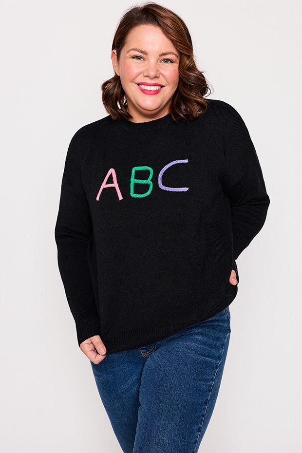 Playschool Black Knit – Black knit jumper