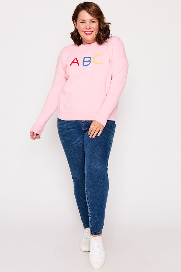 Playschool Pink Knit – Pink knit jumper