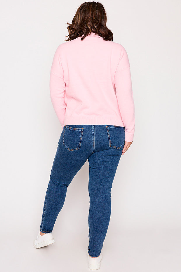 Playschool Pink Knit – Pink knit jumper