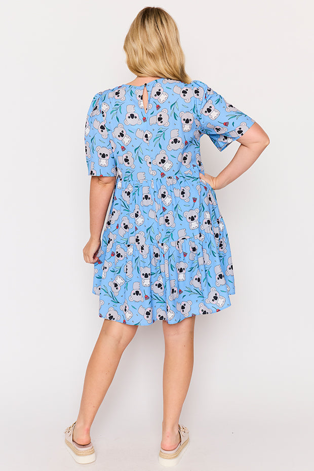Jackson Blue Koalas Dress – Blue Koalas mini dress