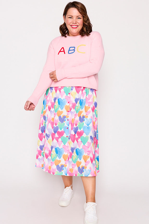 Playschool Pink Knit – Pink knit jumper