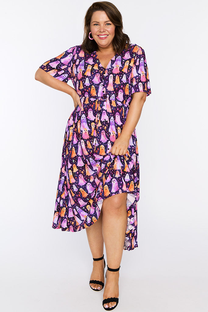 Michelle Happy Ghosts Dress – Happy Ghosts midi dress