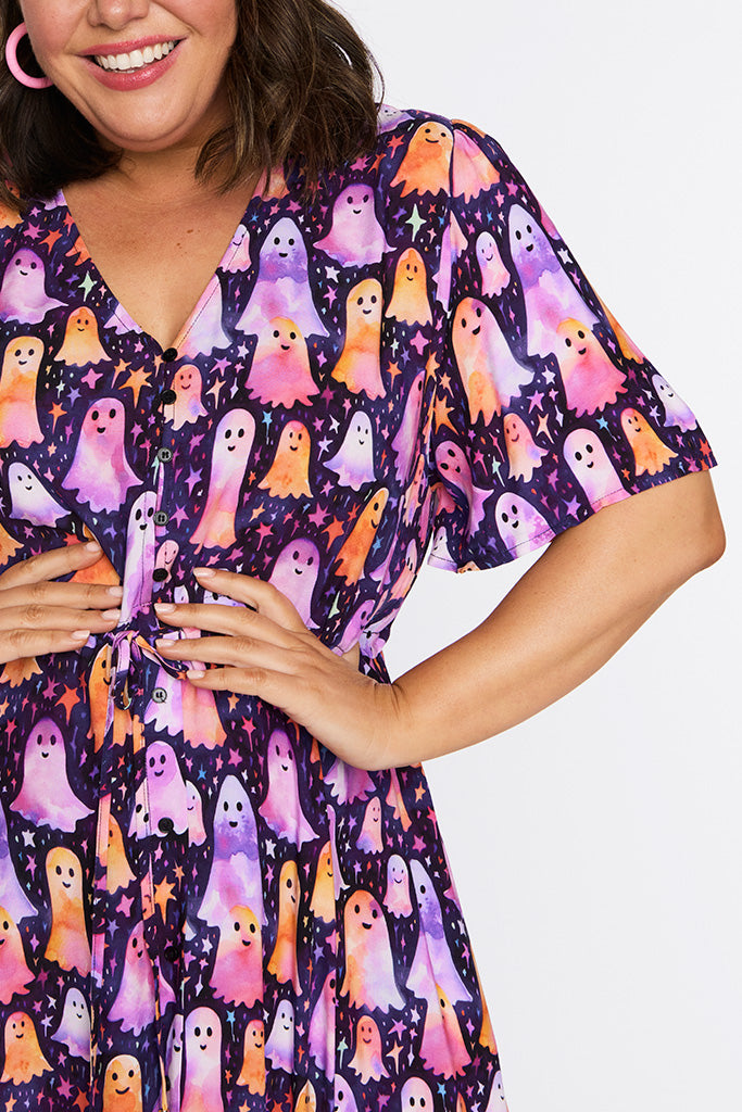 Michelle Happy Ghosts Dress – Happy Ghosts midi dress