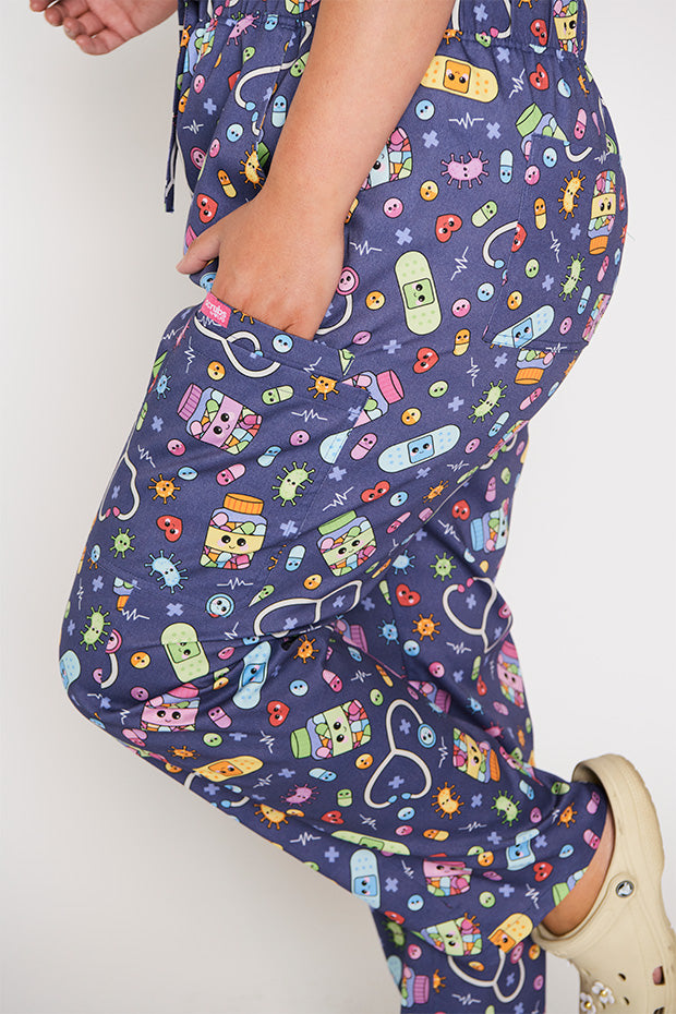 Cristina Happy Health Scrub Pant – Happy Health wide leg pants