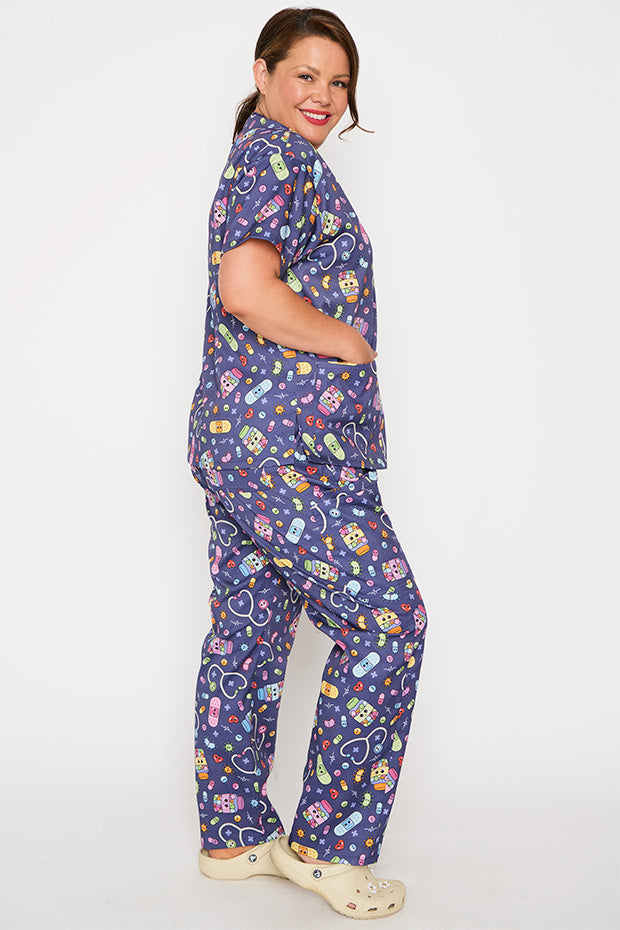 Meredith Happy Health Scrub Top – Happy Health top