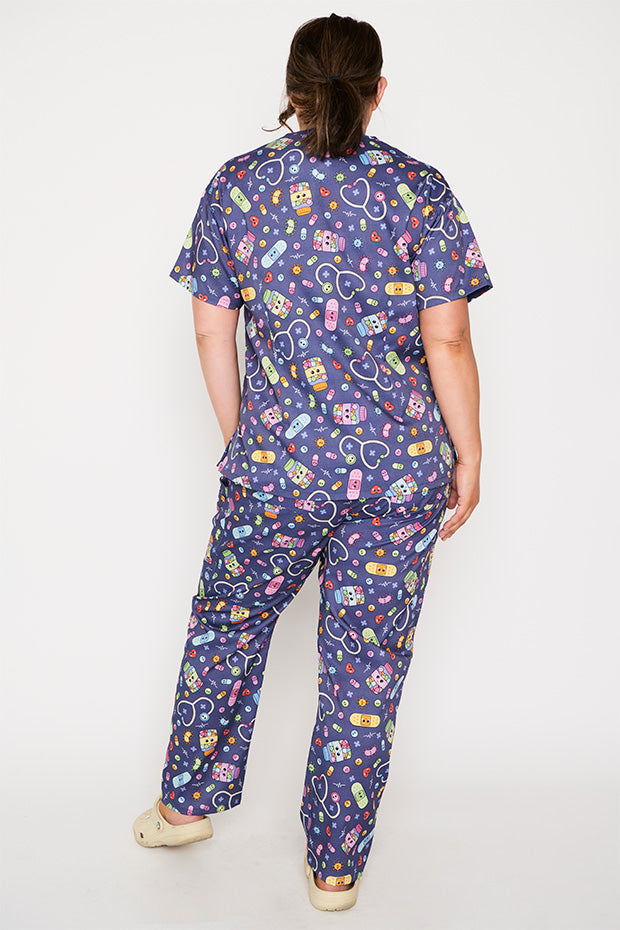 Meredith Happy Health Scrub Top – Happy Health top