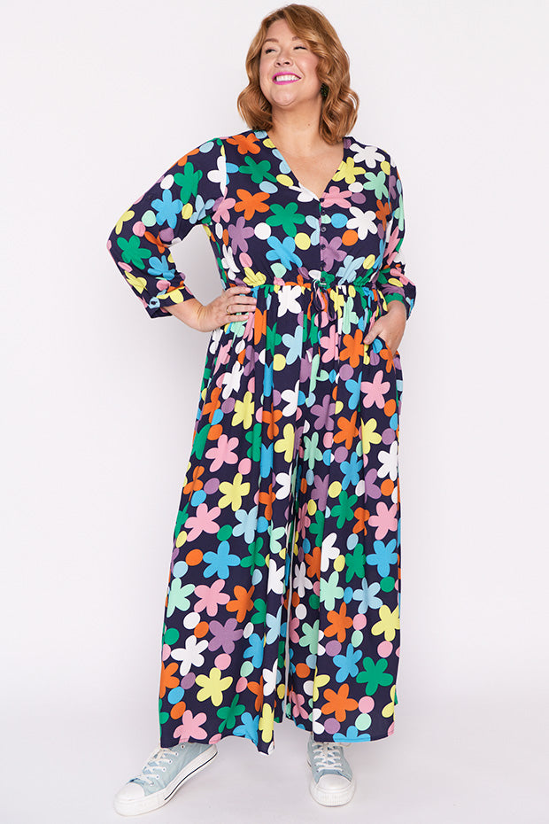 Judith Daisy Spot Long Sleeve Jumpsuit – Daisy Spot jumpsuit
