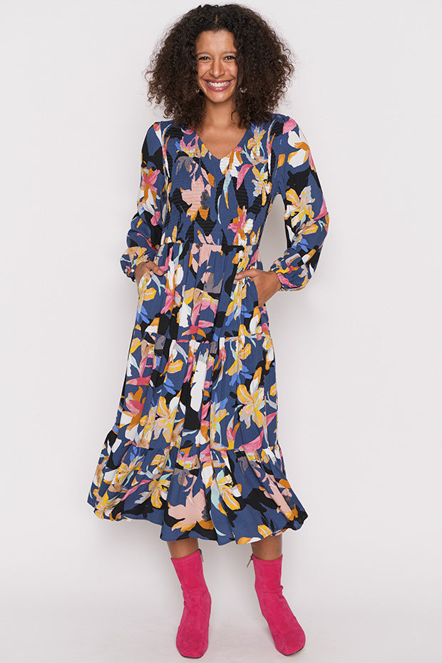 Maeve 80's Pop Midi Dress – 80's Pop Midi maxi dress