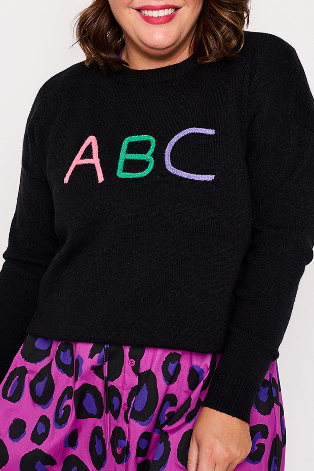 Playschool Black Knit – Black knit jumper