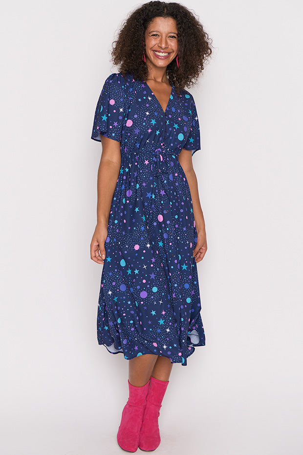 Marley Nebula Dress – Nebula midi dress