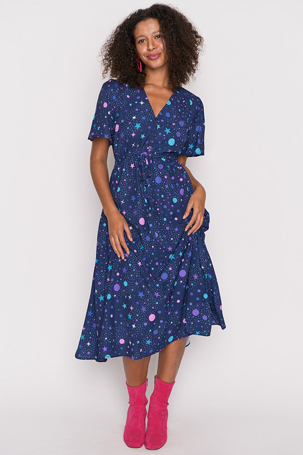 Marley Nebula Dress – Nebula midi dress