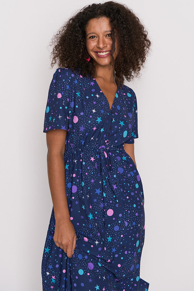 Marley Nebula Dress – Nebula midi dress