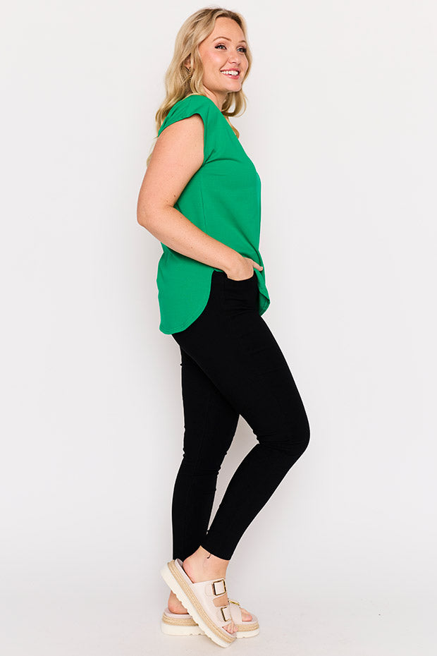 Milano Green Top – Green loose top