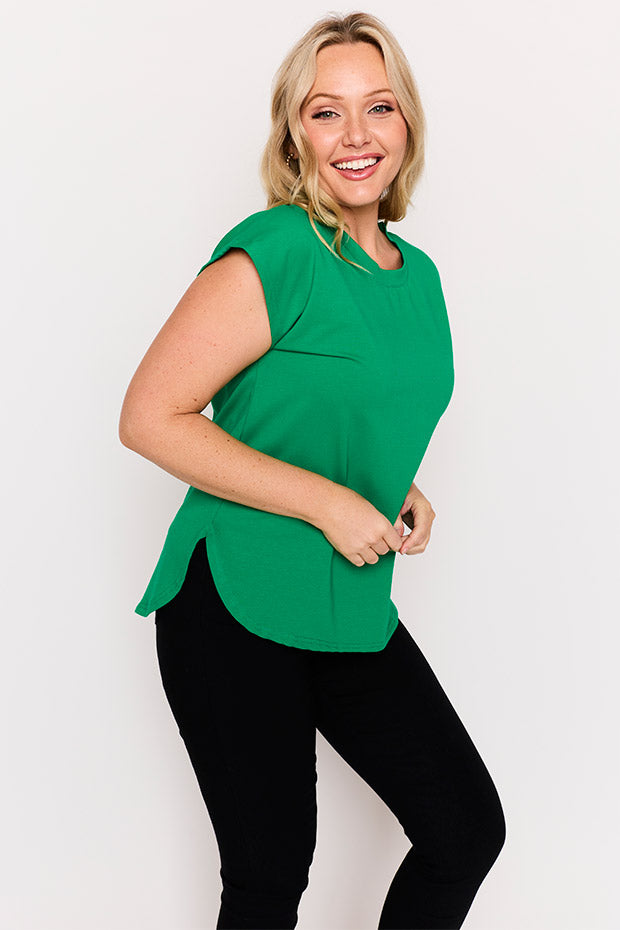 Milano Green Top – Green loose top