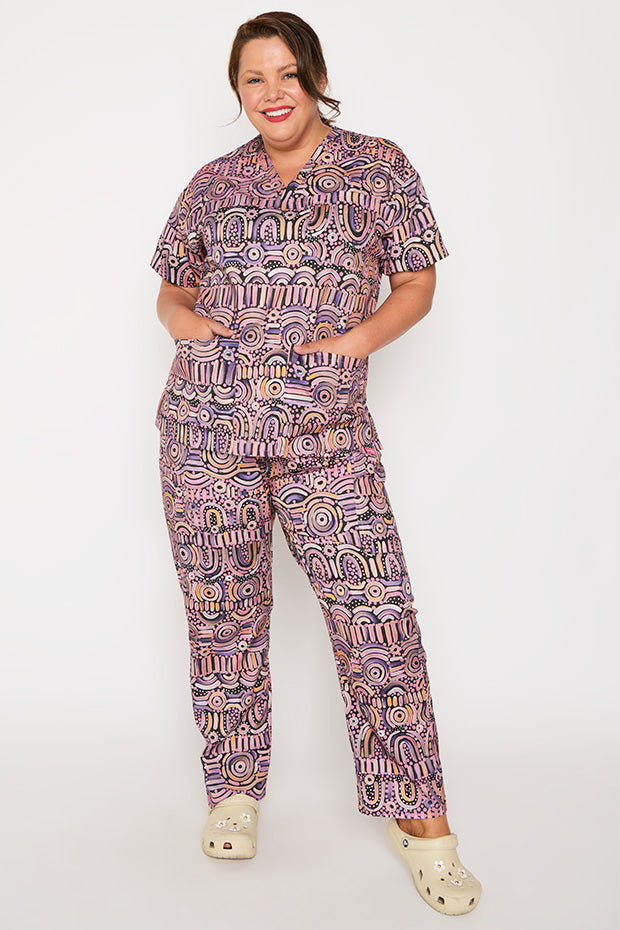 Meredith Maramayart Scrub Top – Maramayart top