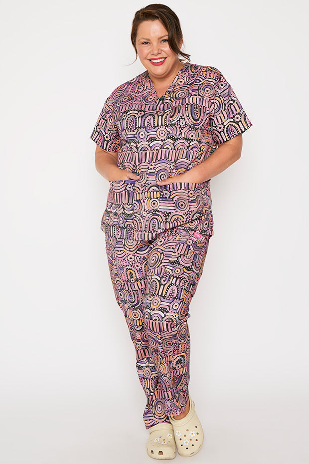 Meredith Maramayart Scrub Top – Maramayart top