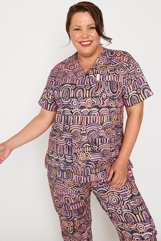 Meredith Maramayart Scrub Top – Maramayart top