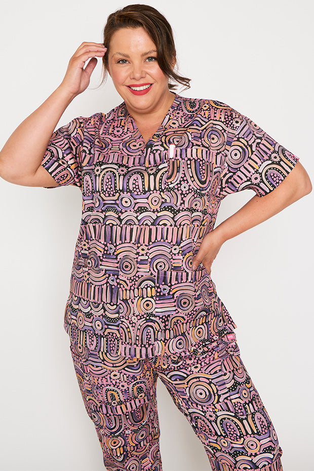 Meredith Maramayart Scrub Top – Maramayart top