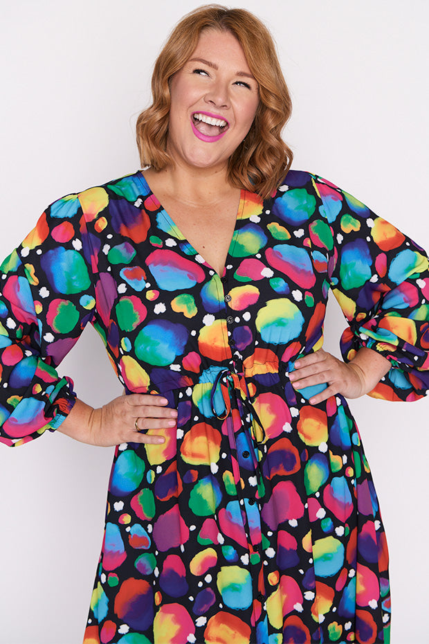 Marlene Arty Spot Dress – Arty Spot midi dress