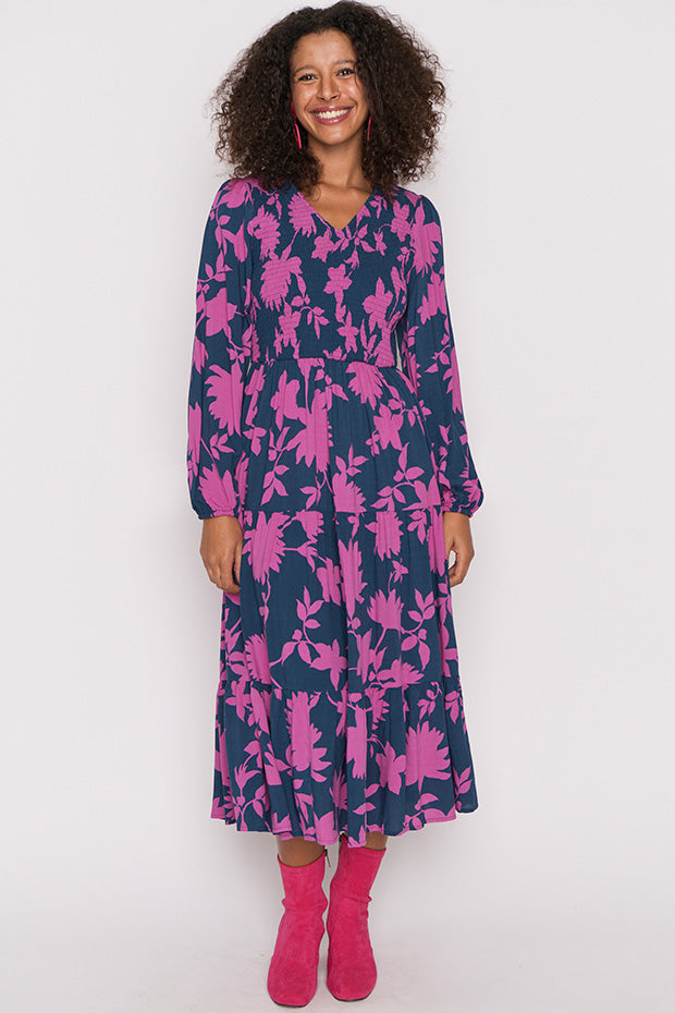 Maeve Contrast Ivy Dress – Contrast Ivy maxi dress