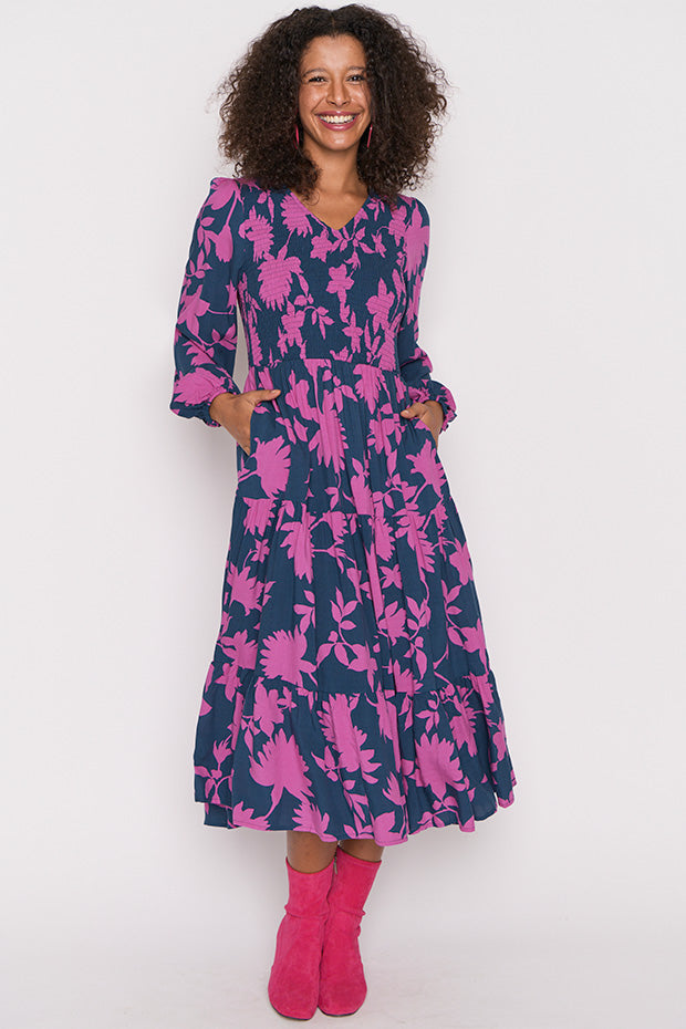 Maeve Contrast Ivy Dress – Contrast Ivy maxi dress