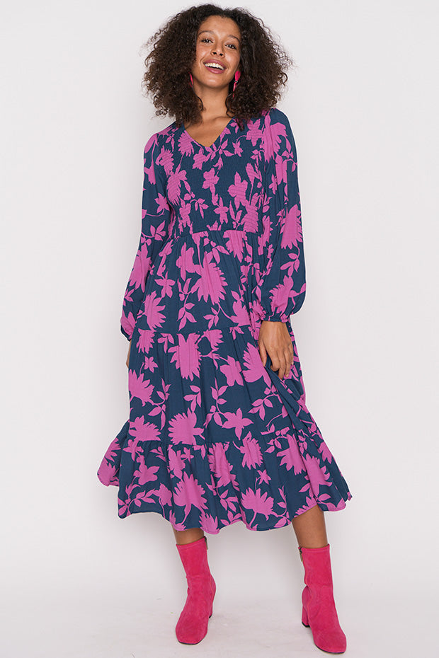 Maeve Contrast Ivy Dress – Contrast Ivy maxi dress
