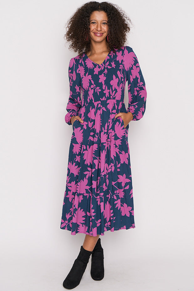 Maeve Contrast Ivy Dress – Contrast Ivy maxi dress