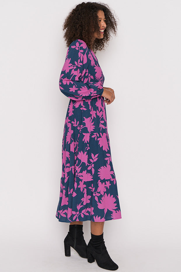 Maeve Contrast Ivy Dress – Contrast Ivy maxi dress