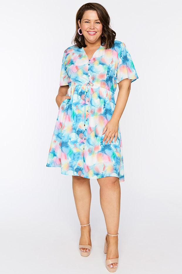 Siena Watercolour Dreams Dress – Watercolour Dreams knee length dress