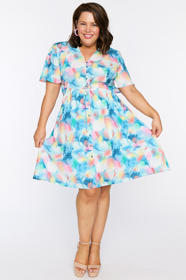 Siena Watercolour Dreams Dress – Watercolour Dreams knee length dress