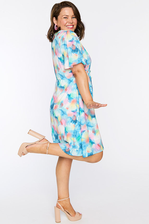 Siena Watercolour Dreams Dress – Watercolour Dreams knee length dress