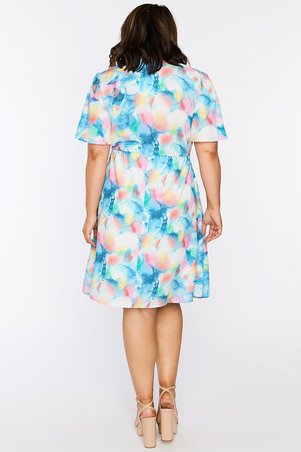 Siena Watercolour Dreams Dress – Watercolour Dreams knee length dress