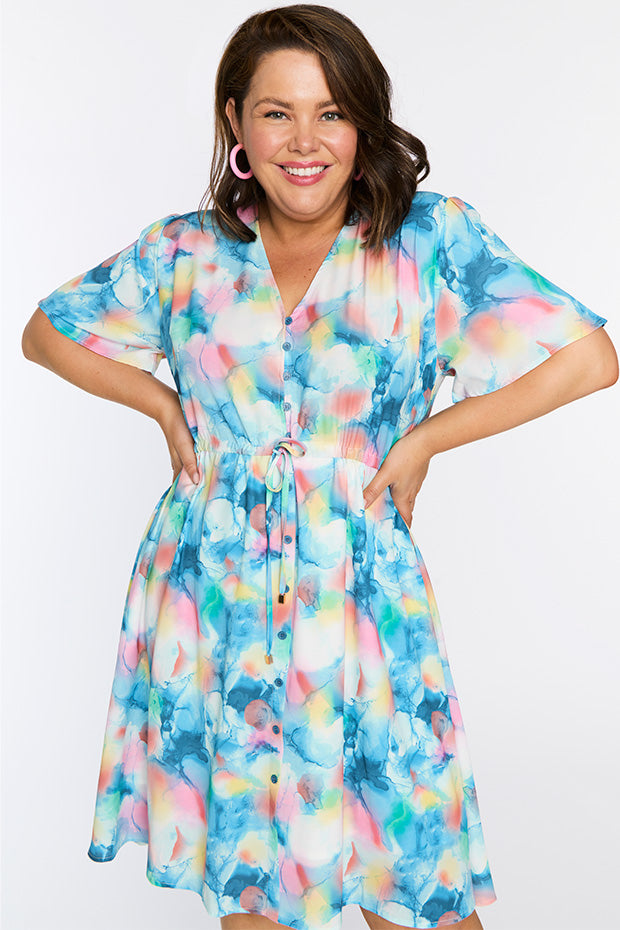 Siena Watercolour Dreams Dress – Watercolour Dreams knee length dress