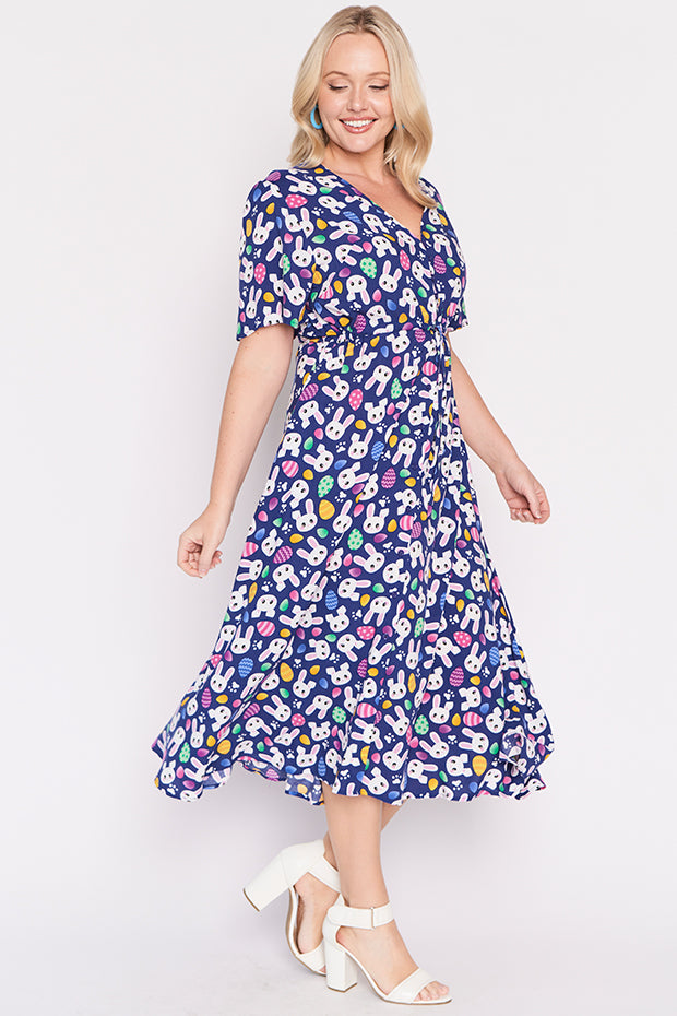 Michelle Bunny Trail Easter Dress – Bunny Trail Easter midi dress