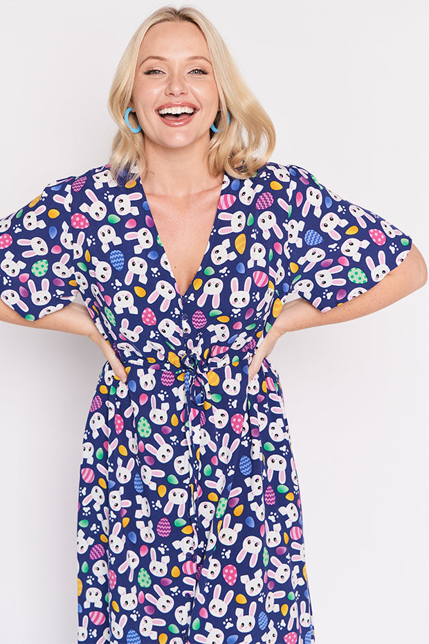 Michelle Bunny Trail Easter Dress – Bunny Trail Easter midi dress