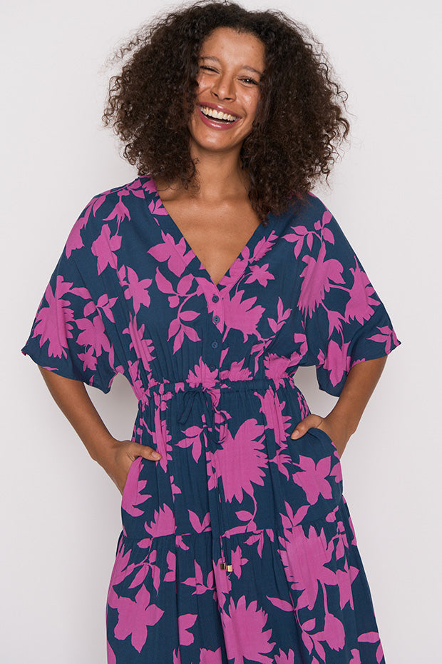 Maddie Contrast Ivy Dress – Contrast Ivy maxi dress