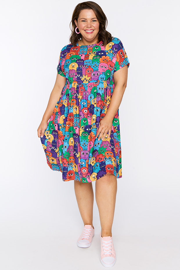 Bam Monster Emotions Dress – Monster Emotions midi dress